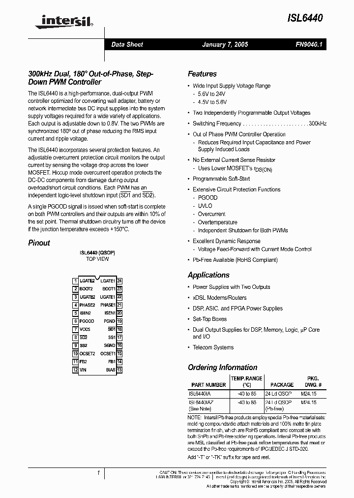 ISL6440_233450.PDF Datasheet