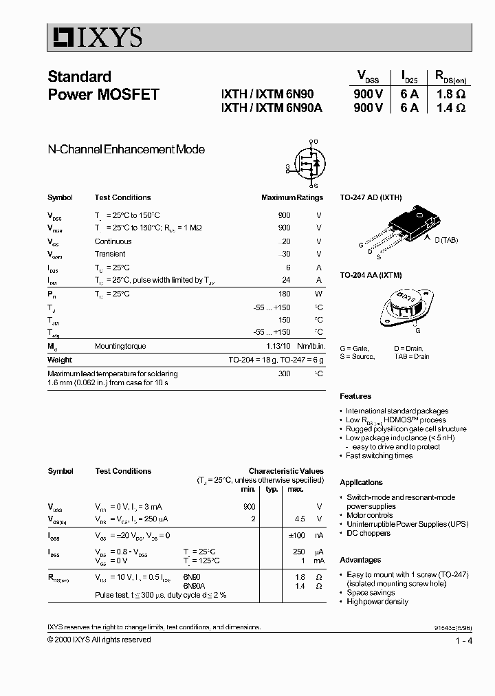 IXTM6N90_240139.PDF Datasheet