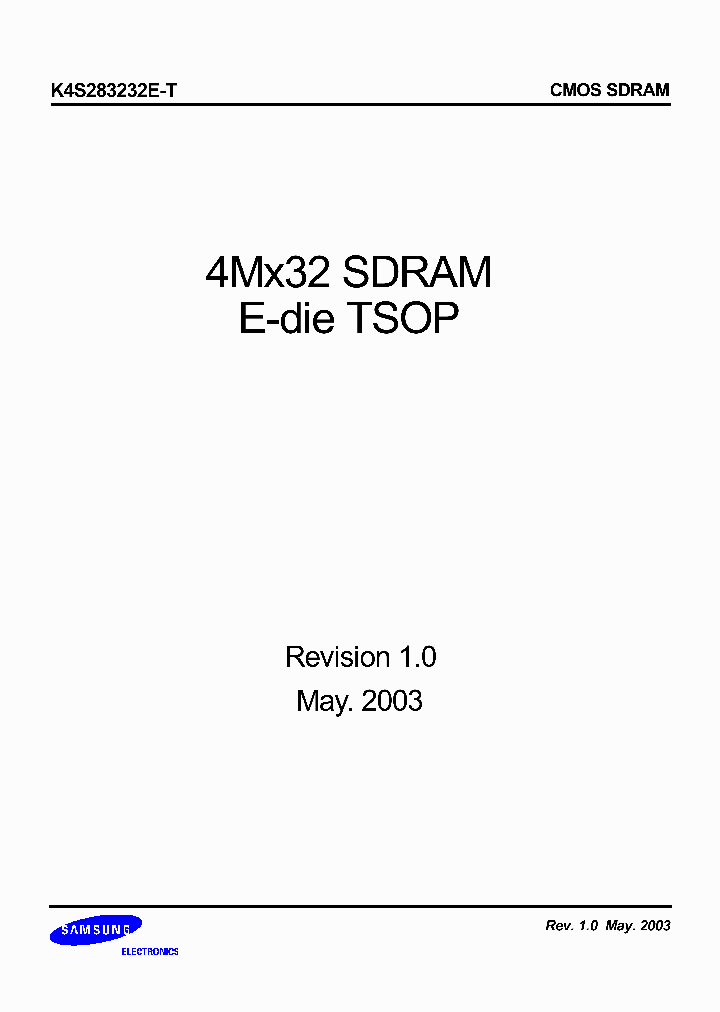 K4S283232E_294078.PDF Datasheet