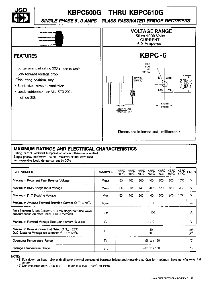 KBPC606G_273073.PDF Datasheet