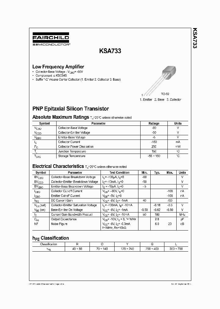 KSA733R_263232.PDF Datasheet