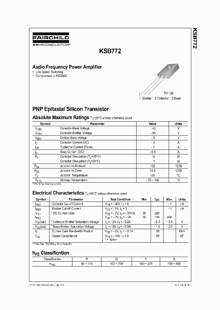 KSB772_300597.PDF Datasheet