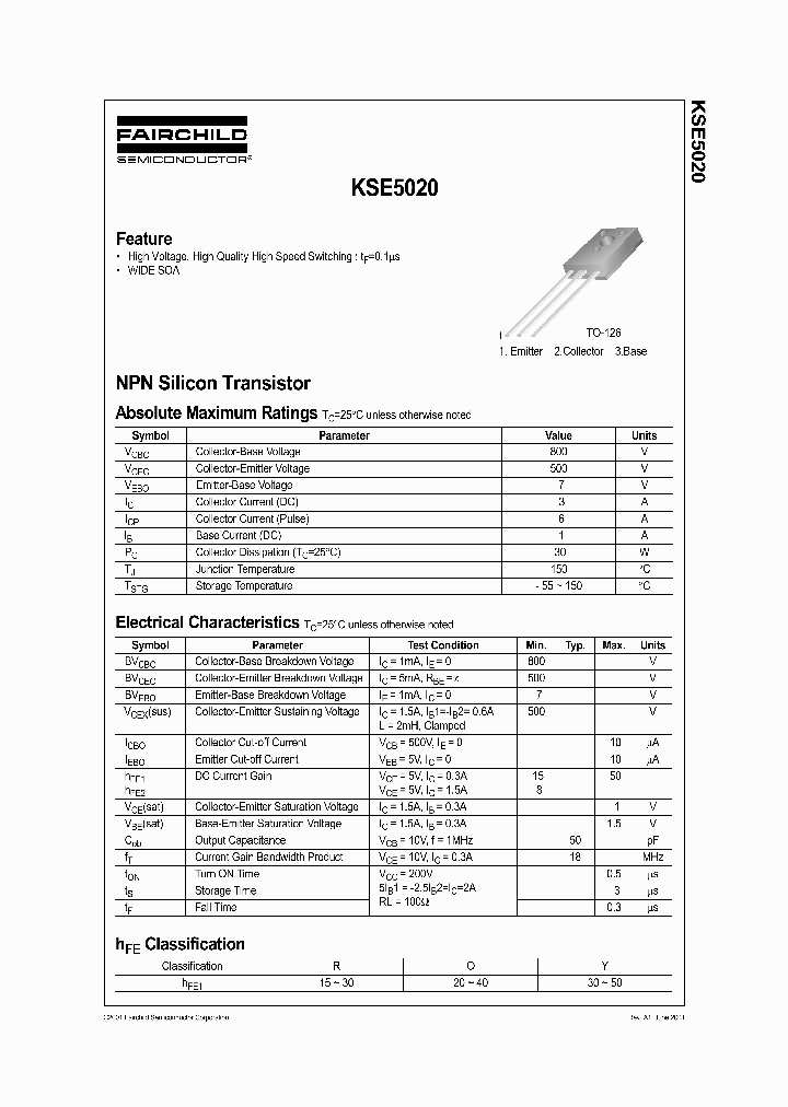 KSE5020_304277.PDF Datasheet