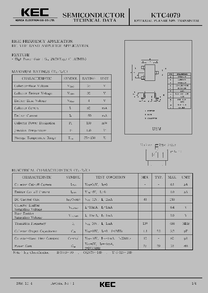 KTC4079_262565.PDF Datasheet