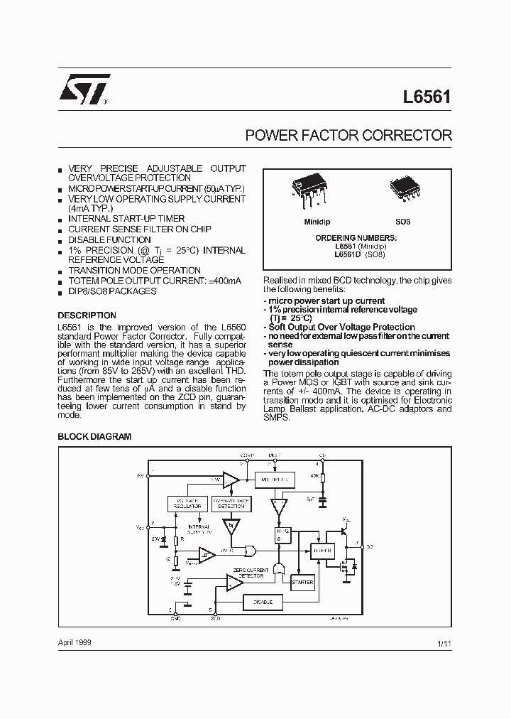 L6561D_163384.PDF Datasheet