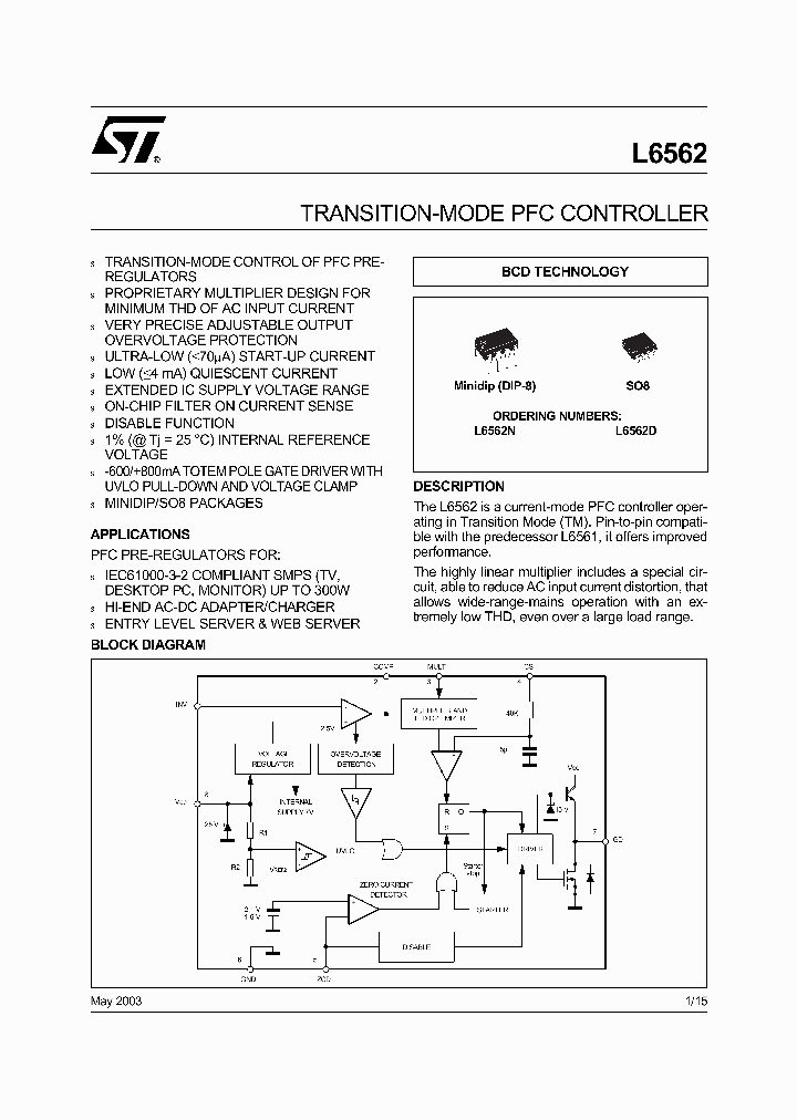 L6562N_292533.PDF Datasheet