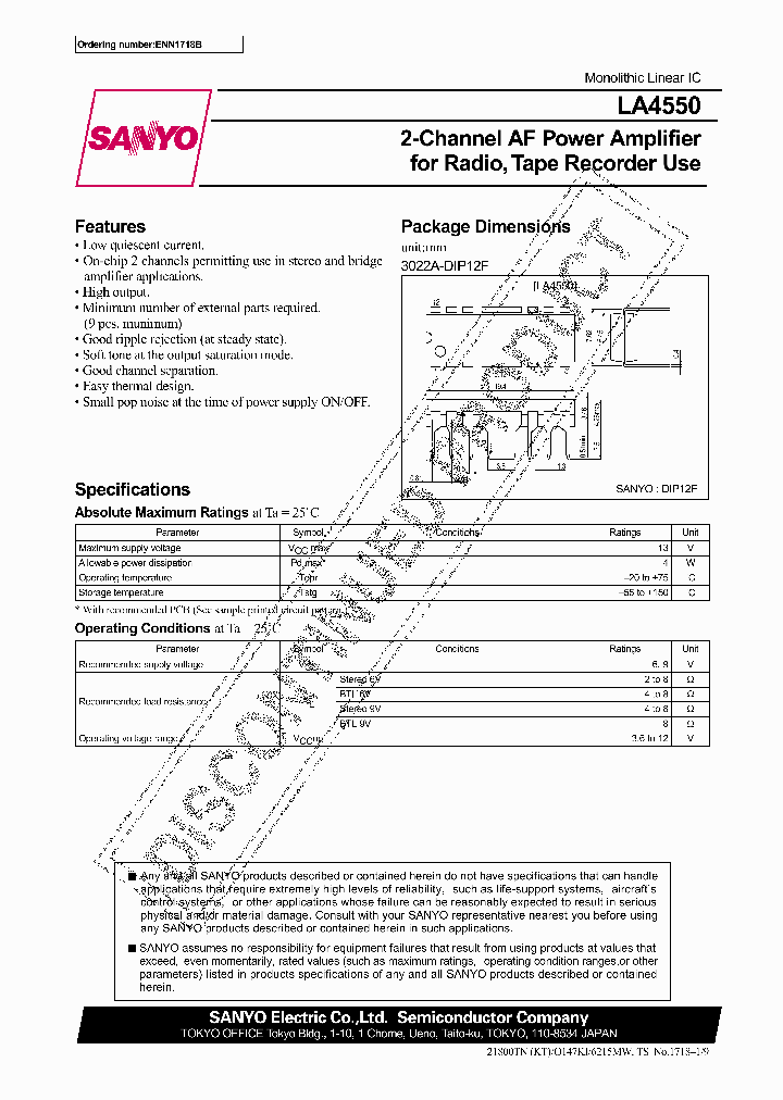 LA4550_294534.PDF Datasheet