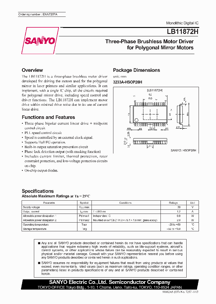 LB11872H_257534.PDF Datasheet