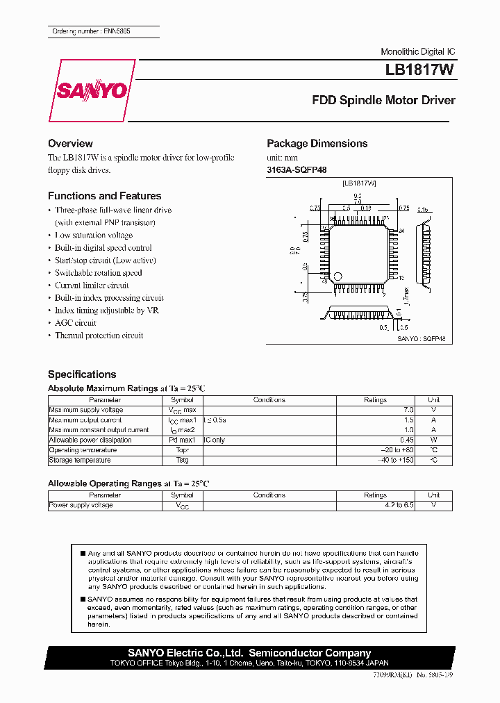 LB1817W_210467.PDF Datasheet