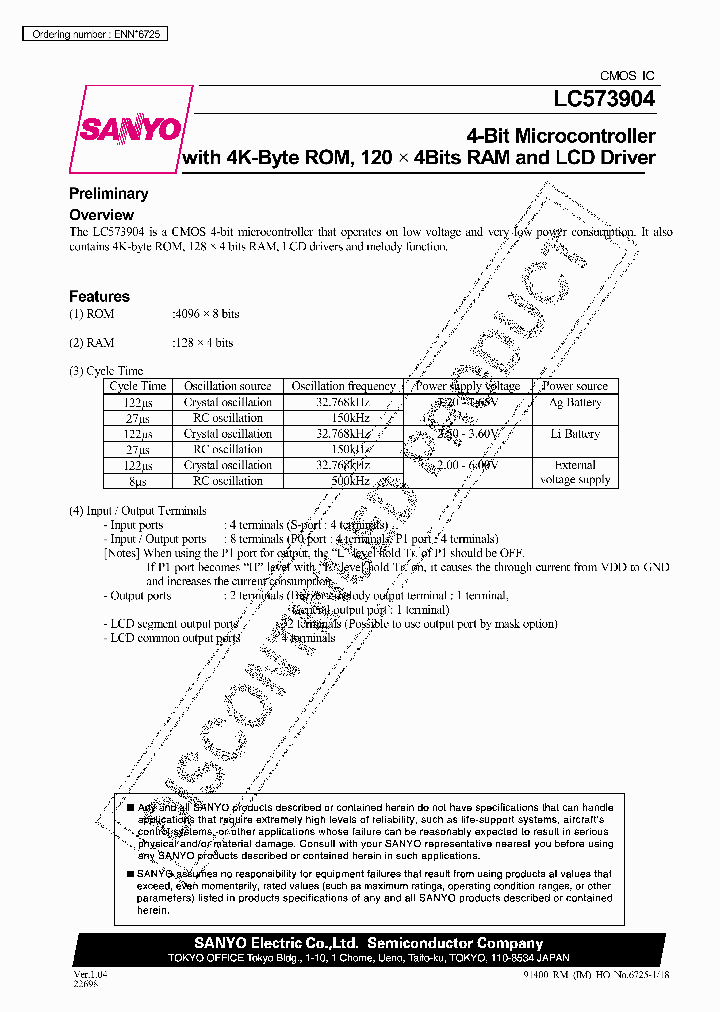 LC573904_279166.PDF Datasheet