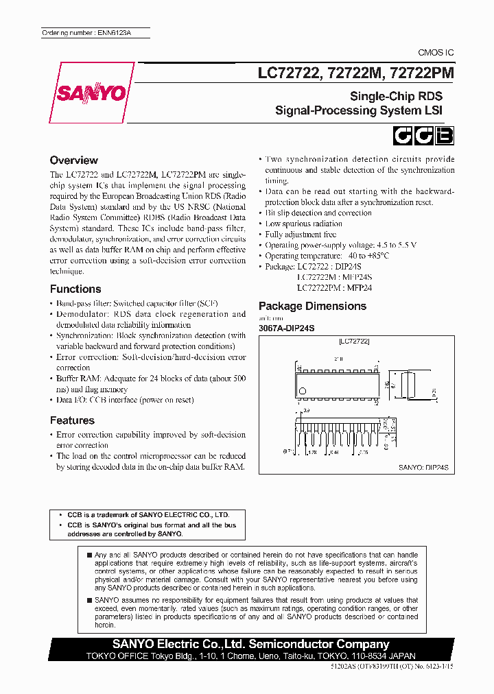LC72722_90371.PDF Datasheet