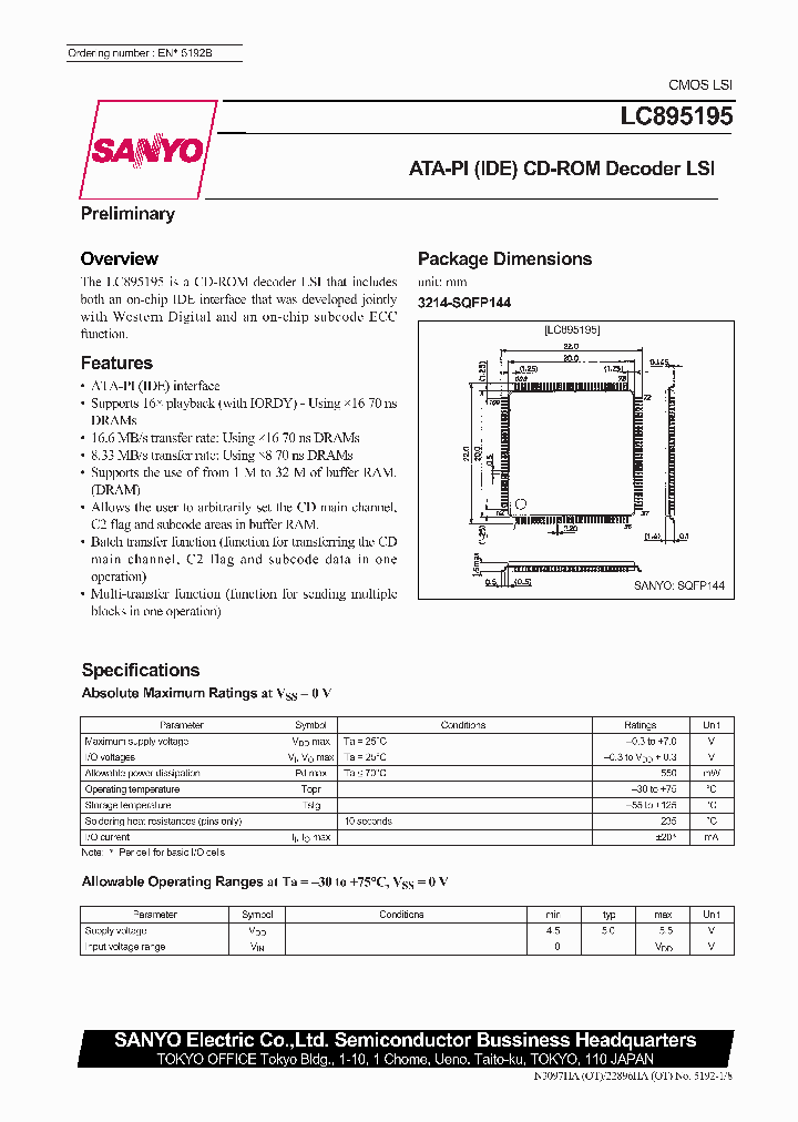 LC895195_82630.PDF Datasheet