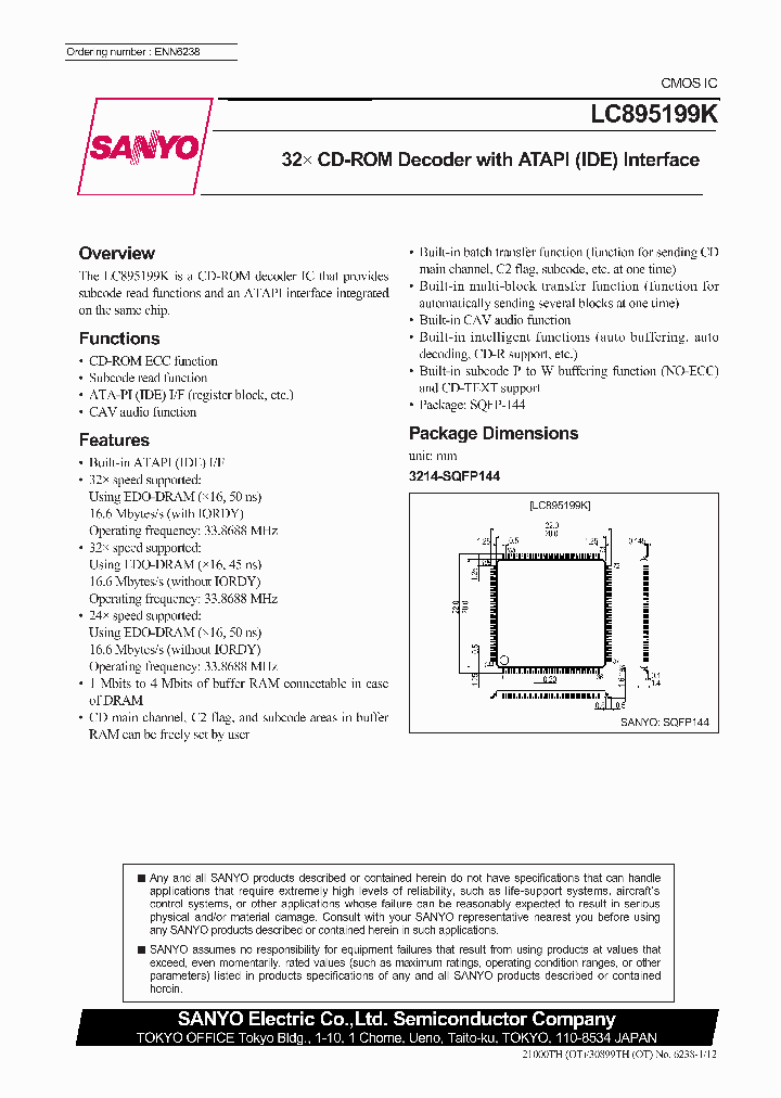 LC895199K_278531.PDF Datasheet