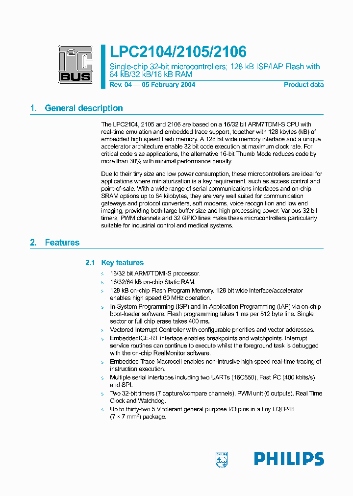 LPC2104_220070.PDF Datasheet