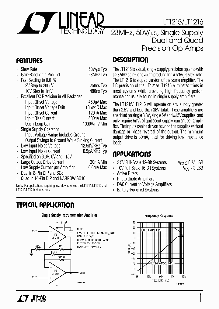 LT1216_277169.PDF Datasheet