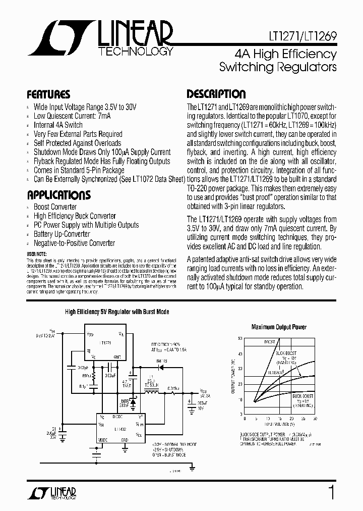 LT1271_294216.PDF Datasheet