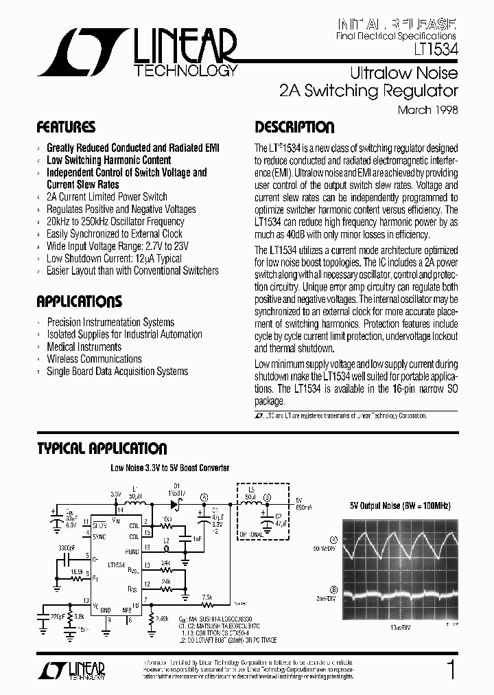 LT1534_295887.PDF Datasheet