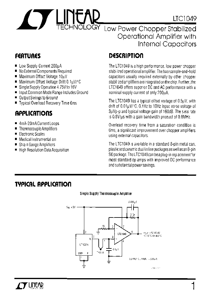 LTC1049_279977.PDF Datasheet