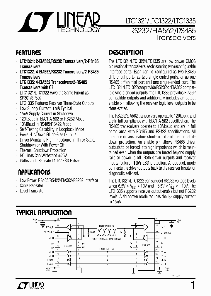 LTC1321_105935.PDF Datasheet