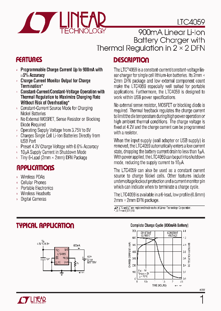 LTC4059_296683.PDF Datasheet