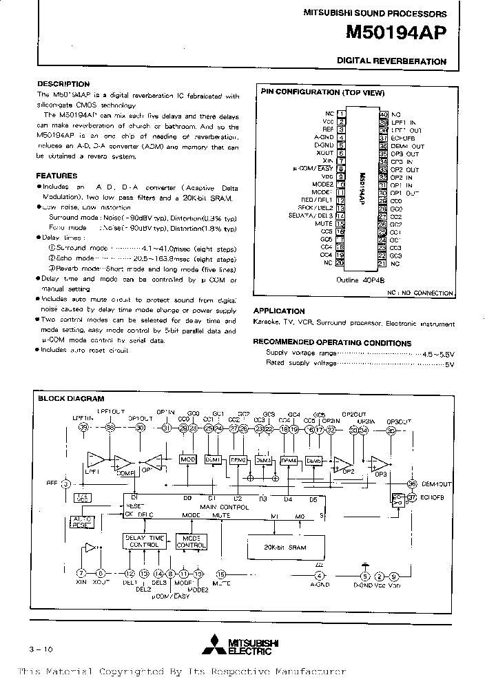 M50194P_231100.PDF Datasheet
