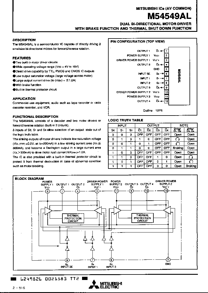 M54549AL_257751.PDF Datasheet