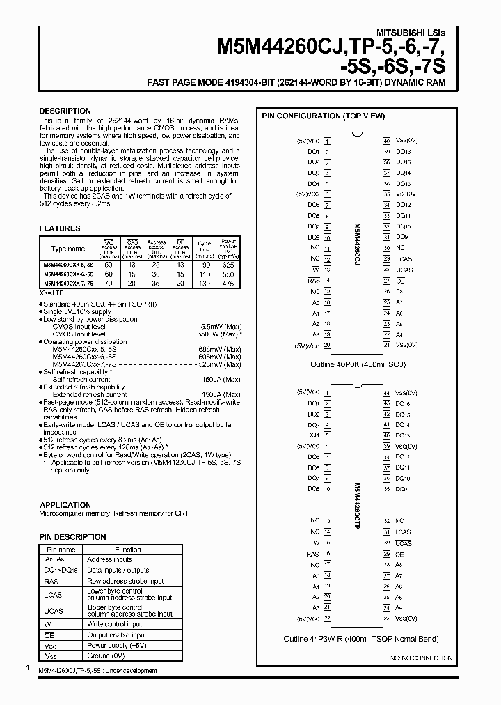M5M44260CJ_88105.PDF Datasheet