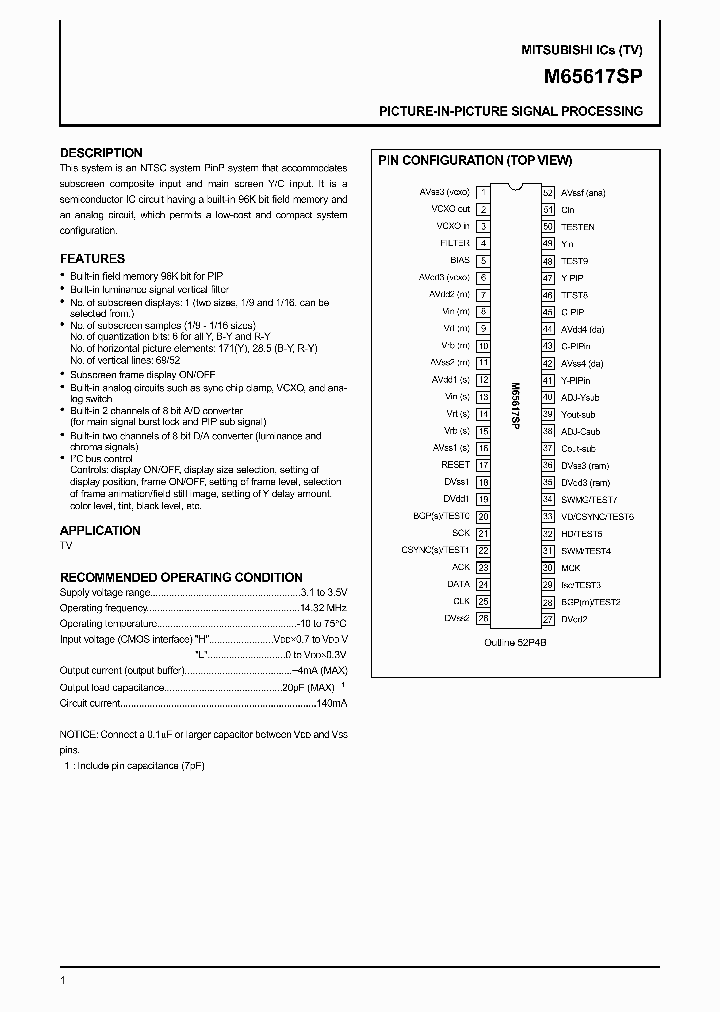 M65617SP_295478.PDF Datasheet