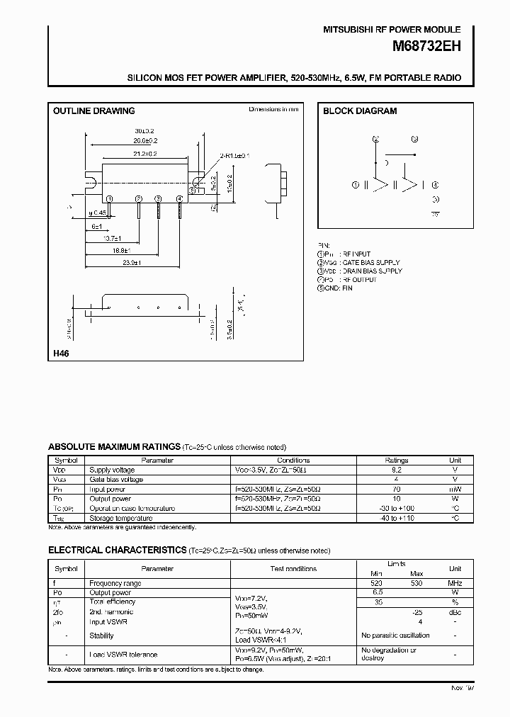 M68732EH_229296.PDF Datasheet