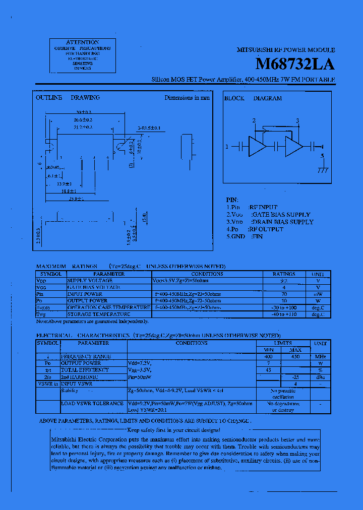 M68732LA_229300.PDF Datasheet