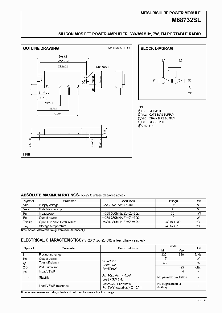 M68732SL_283551.PDF Datasheet