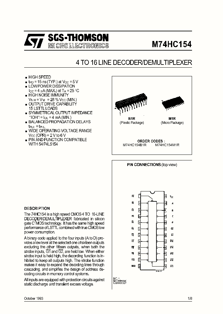 M74HC154_18559.PDF Datasheet