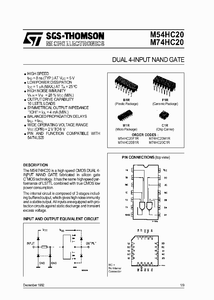 M54HC20_169164.PDF Datasheet