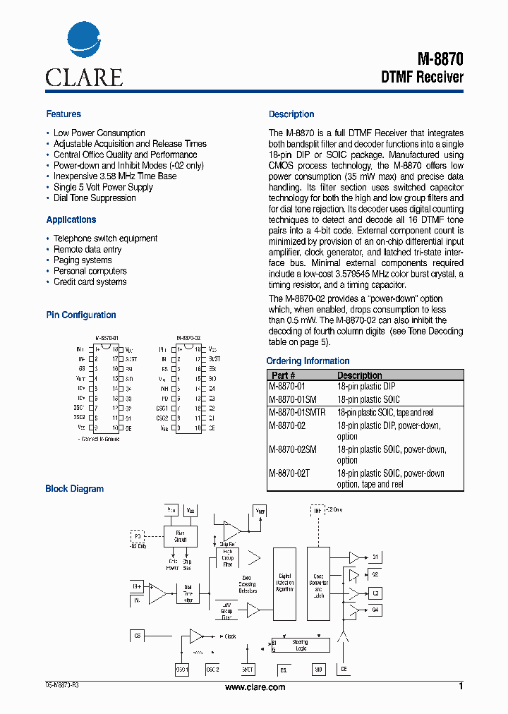 M-8870_127655.PDF Datasheet