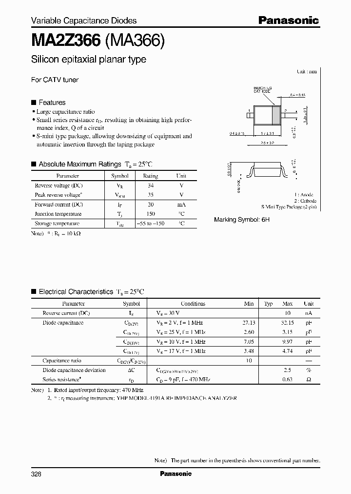 MA2Z366_285060.PDF Datasheet