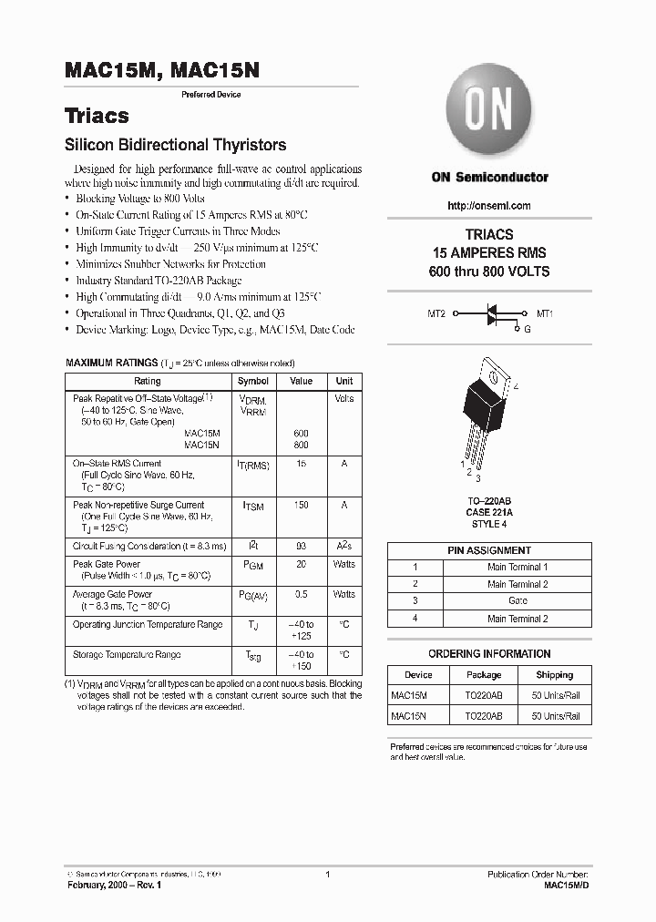 MAC15M_239219.PDF Datasheet