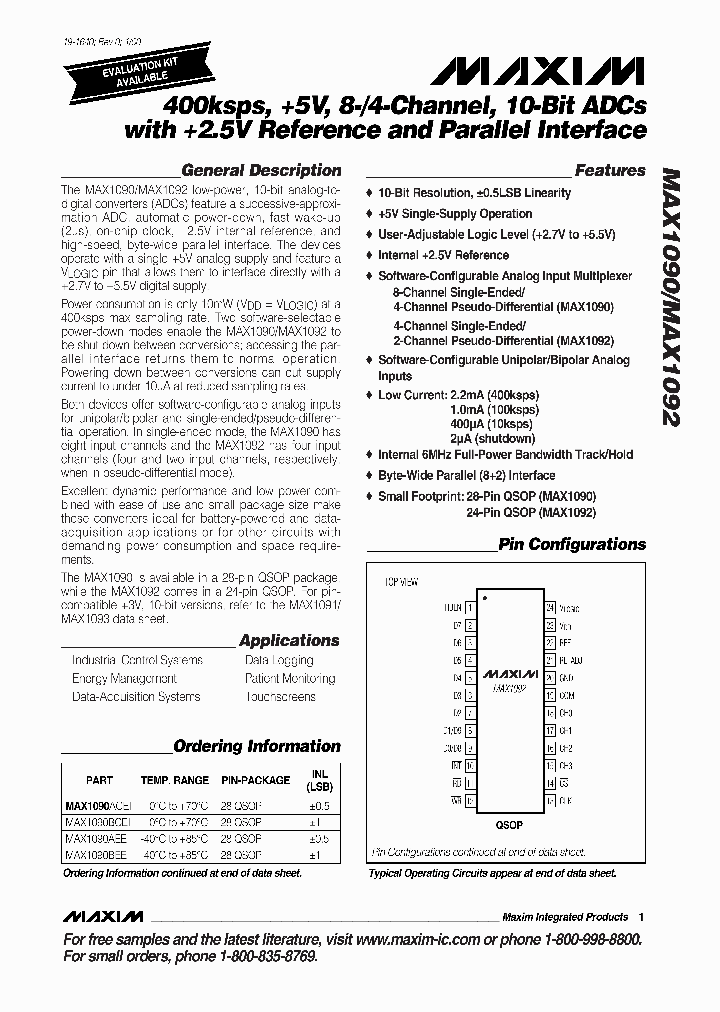 MAX1090_2840.PDF Datasheet
