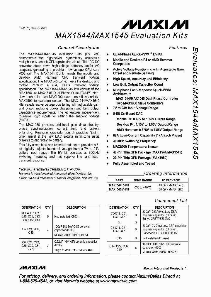 MAX1545EVKIT_248001.PDF Datasheet