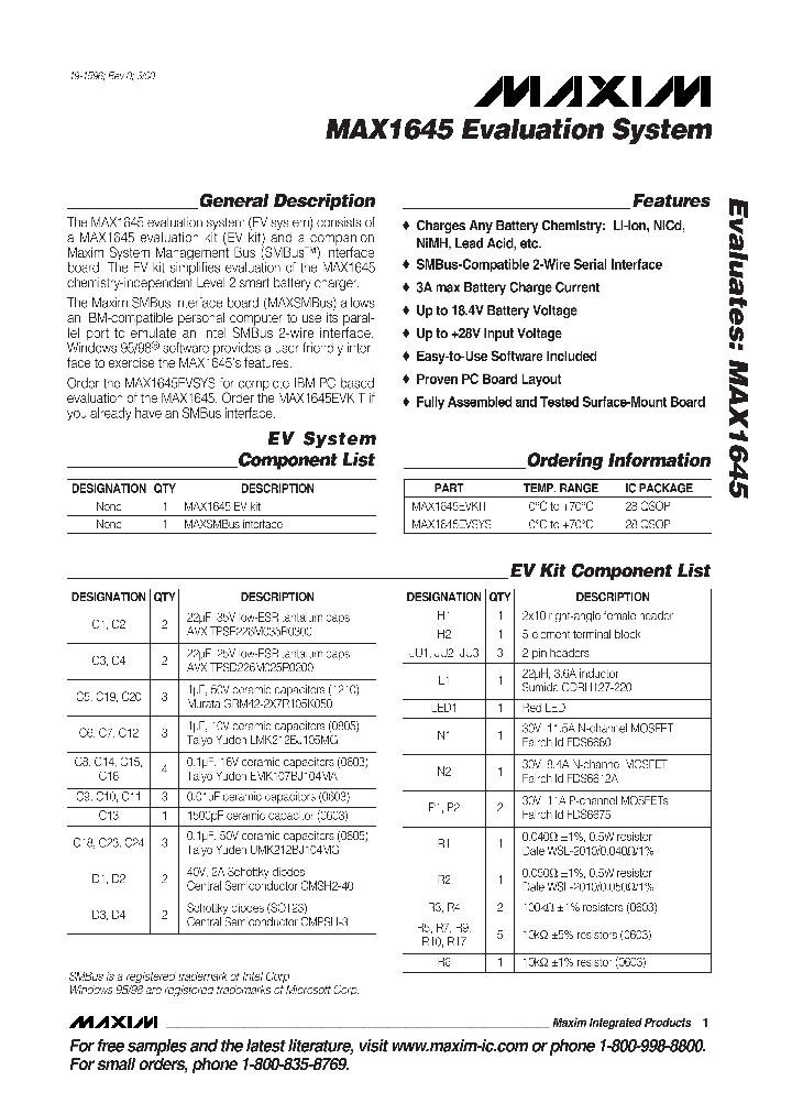 MAX1645EVKIT_290423.PDF Datasheet