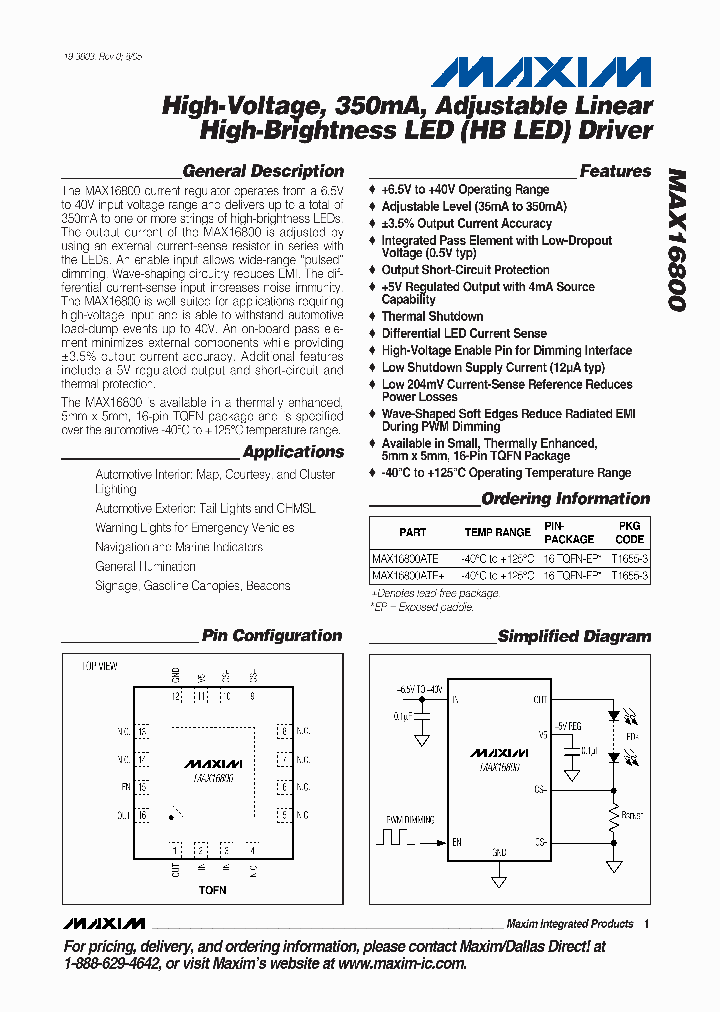 MAX16800_258056.PDF Datasheet