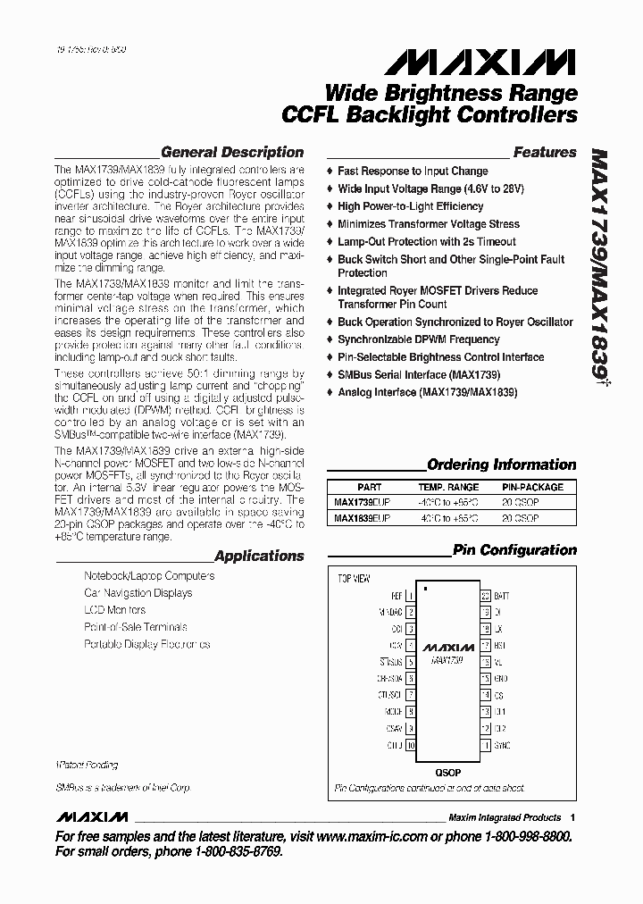 MAX1839_278962.PDF Datasheet
