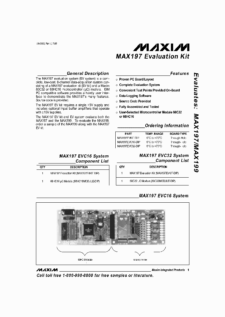 MAX197EVKIT_228763.PDF Datasheet
