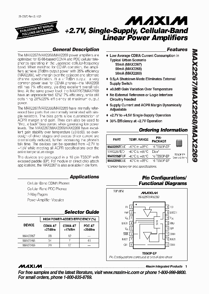MAX2267_50906.PDF Datasheet