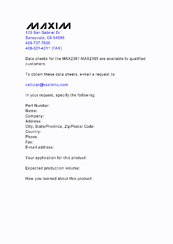MAX2363_236832.PDF Datasheet
