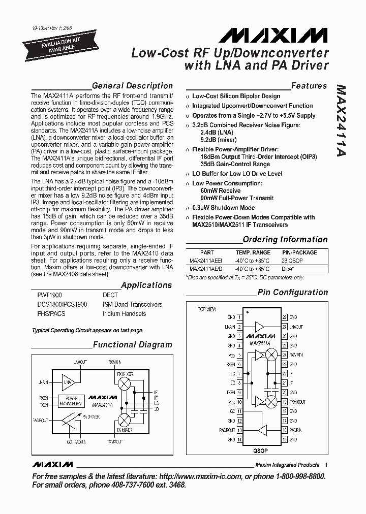 MAX2411_51180.PDF Datasheet