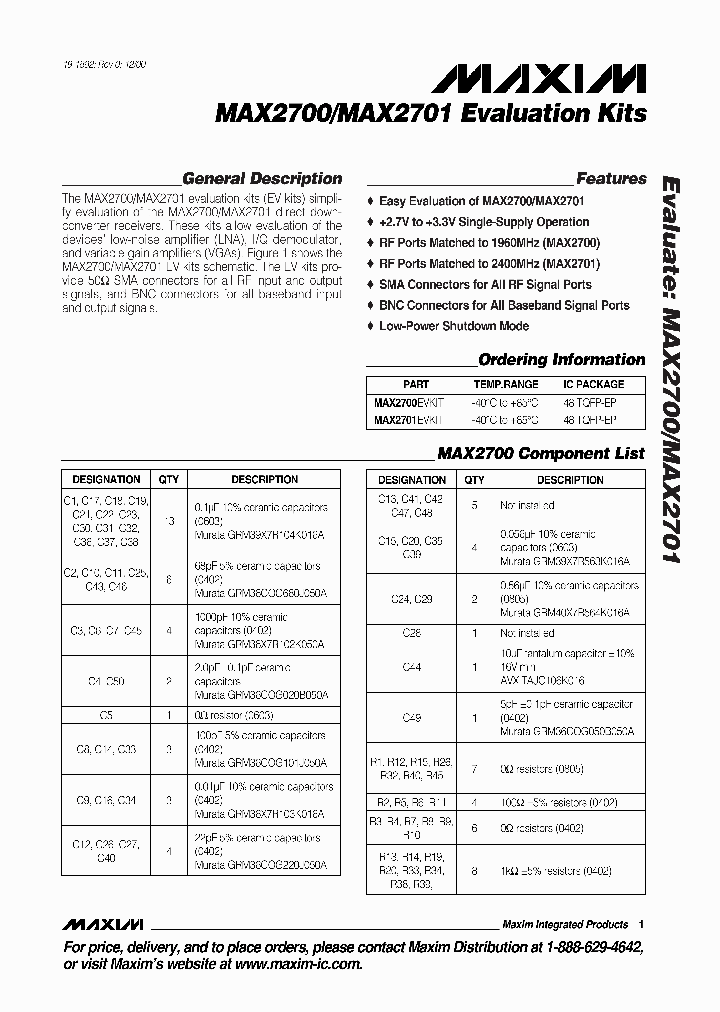 MAX2700EVKIT_279708.PDF Datasheet