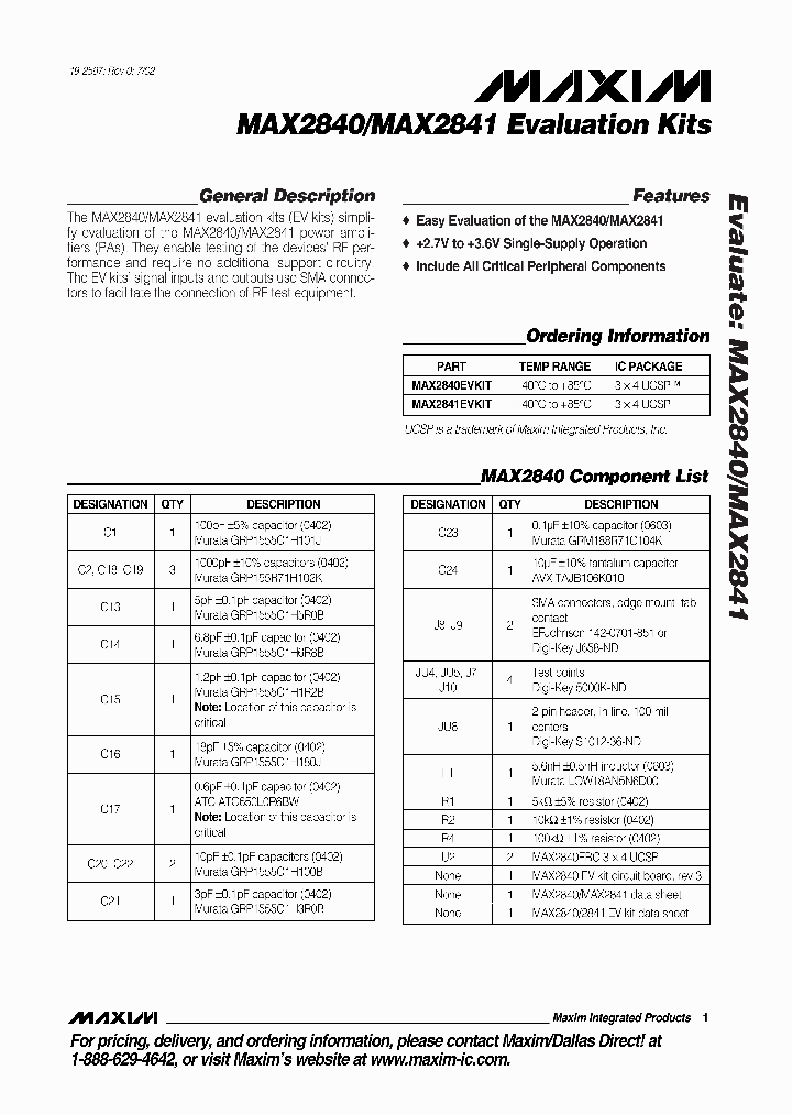 MAX2840EVKIT_275049.PDF Datasheet