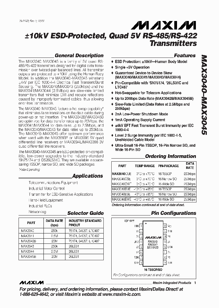 MAX3040_2889.PDF Datasheet