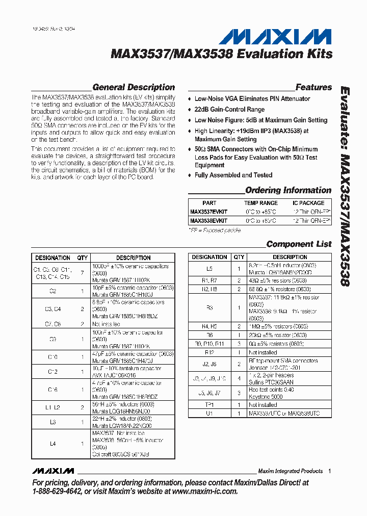 MAX3538EVKIT_256810.PDF Datasheet