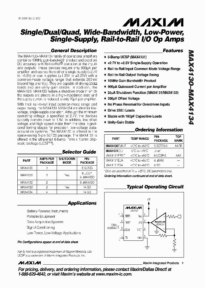 MAX4131_276793.PDF Datasheet
